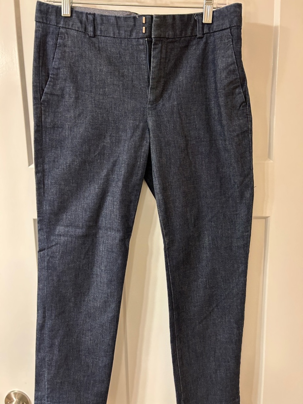 Banana Republic Women's Slim Dress Capris in Light Chambray